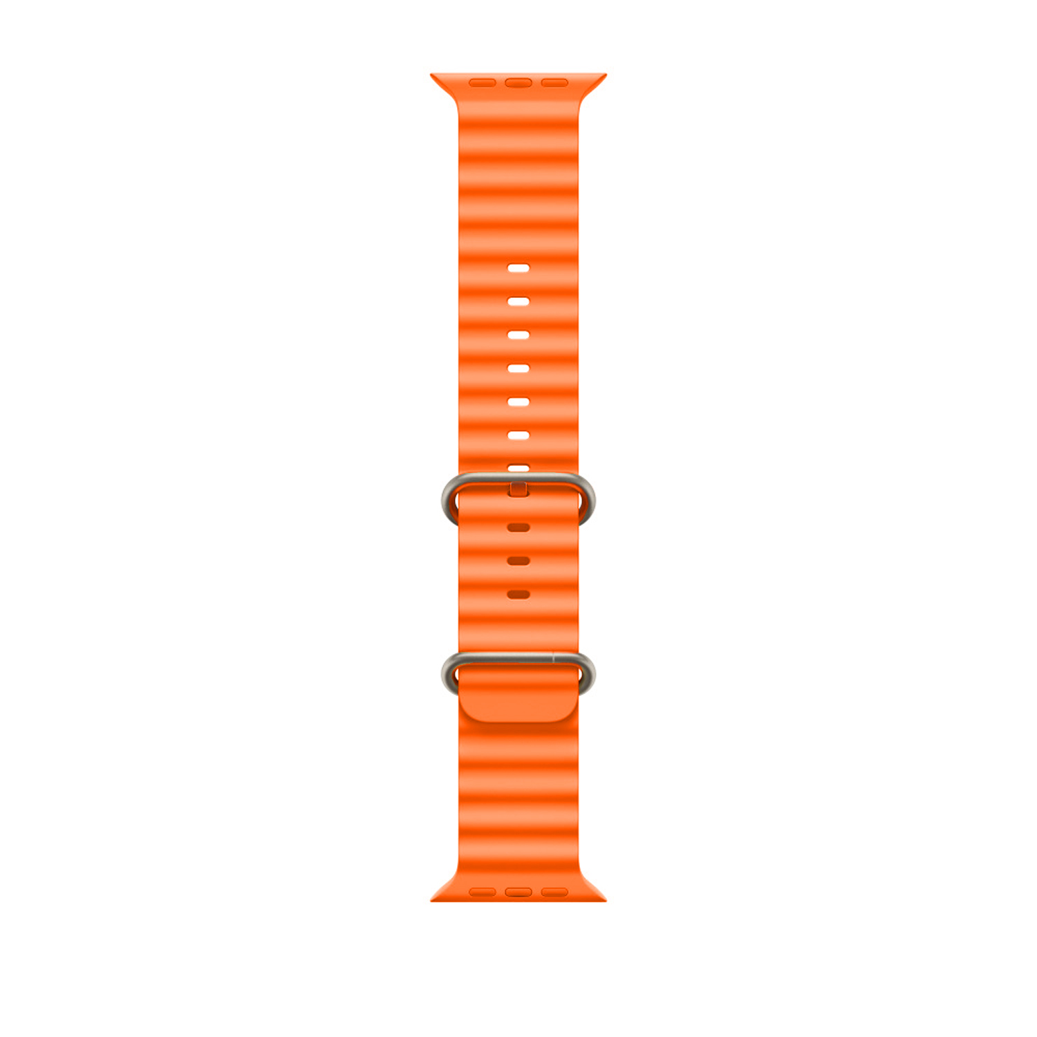 Winex 42-49mm Yeni Nesil Apple Uyumlu Akıllı Saat Kordonu Silikon Turuncu
